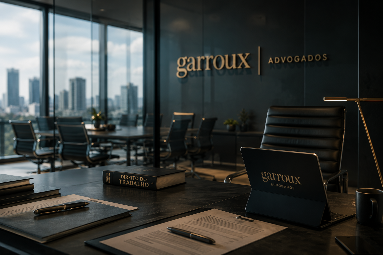 Sala de reuniões — Garroux Advogados
